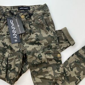 Camo Pants Camouflage Pants Skinny Cargo Pants Size 26 Cigar Pants NWT